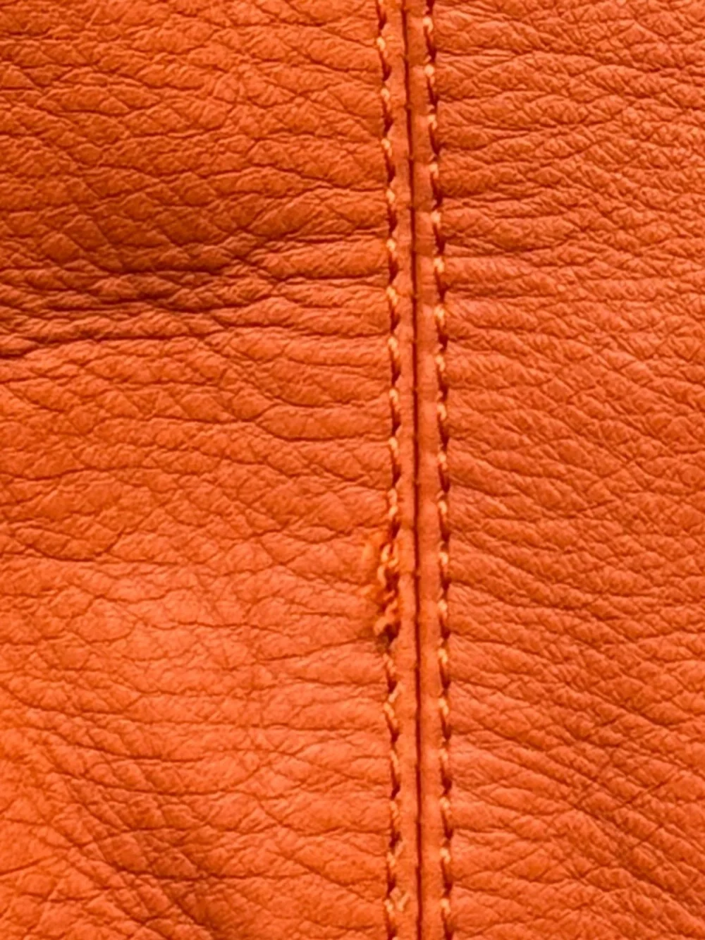 Nardelli Burnt Orange Soft Italian Leather Unstructured Hobo Shoulder Bag